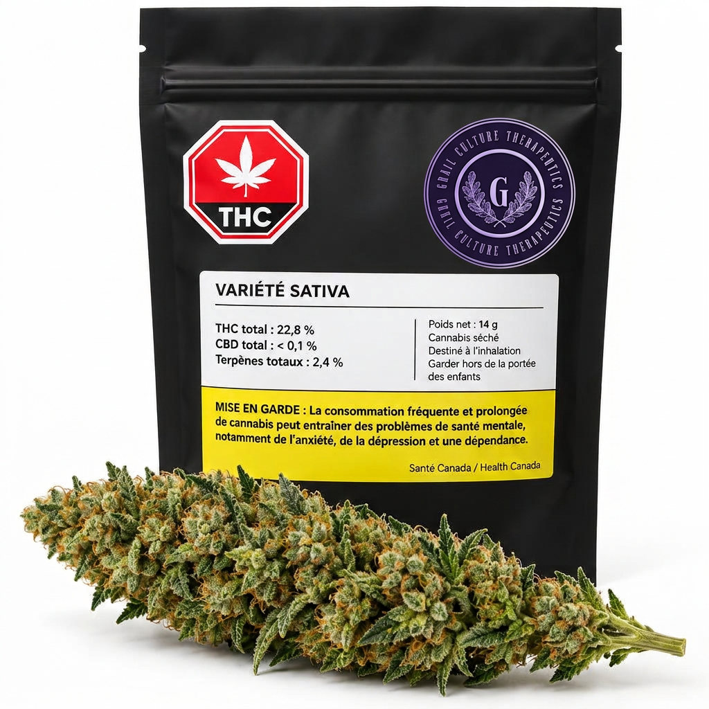 Large emerald cannabis cola